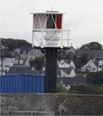 Buncrana Lighthouse which is currently being restored.