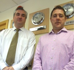 Damian Kearns and Fintan Kelly.