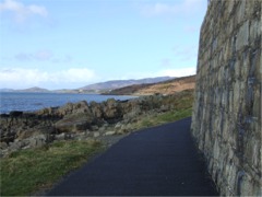 Shore walk at Ned's Point Fort.