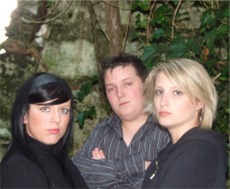 ICRfm ghost-hunters Eddie McLaughlin, Susan Logue and Marie McDonald.