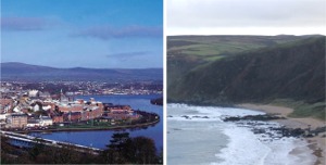 Derry City and Kinnagoe Bay in Donegal