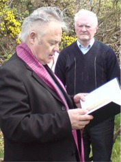 Fr Paddy O'Kane and John A McLaughlin