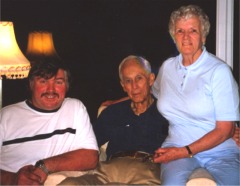 Seamus Carey, the late Curtis Melton and Elisabeth Ferguson in 2004.