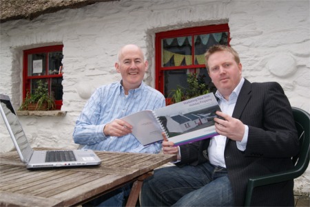 Brian Deeney, left, and Mark Nagurski, who co-produced the 'Marketing your Irish Holiday Property' guide.