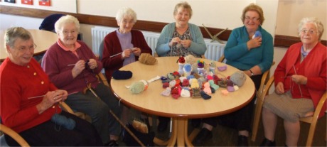 Carn women in Inishowen knit for charity